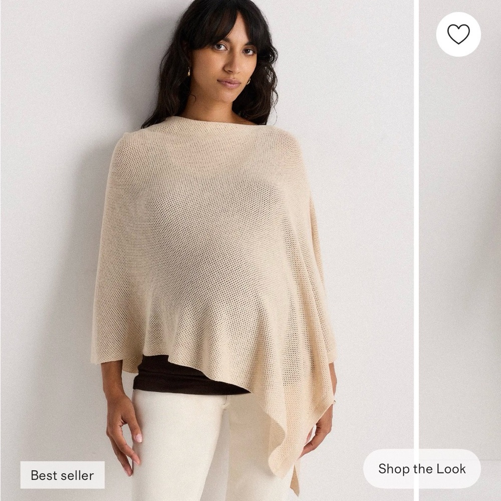 Lightweight Cotton Cashmere Nursing Shawl